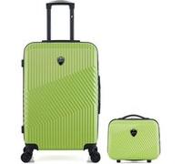 Valise weekend et vanity PETER - vert - GENTLEMAN FARMER 65x41x26cm