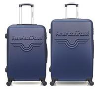 Lot de 2 valises american travel grand format et valise weekend chelsea - marine marine G