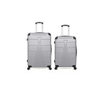 Lot de 2 valises bluestar grand format et weekend ottawa gris
