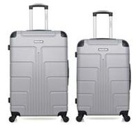 Lot de 2 valises bluestar grand format et weekend ottawa gris