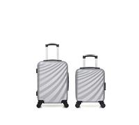 - lot de 2 - valises cabine et cabine xxs danube - gris