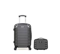 LOT DE 2 - Valises cabine et vanity LIMA - gris - BLUESTAR