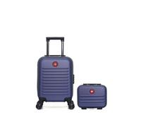 - lot de 2 - valises cabine xxs et vanity wil - marine