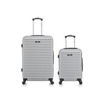 bluestar - lot de 2 - valises grand format et cabine brazilia - gris