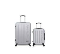 - lot de 2 - valises grand format et cabine bronx - gris