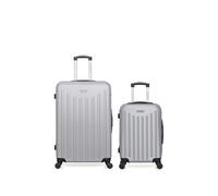- lot de 2 - valises grand format et cabine brooklyn - gris
