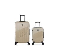 - lot de 2 - valises grand format et cabine peter - beige