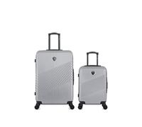gentleman farmer - lot de 2 - valises grand format et cabine peter - gris gris