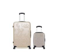LOT DE 2 - Valises grand format et cabine XXS NAIS - BEIGE - LPB LUGGAGE