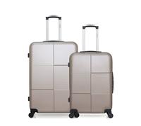 Lot de 2 valises Grand Format et Weekend CORONADO Beige