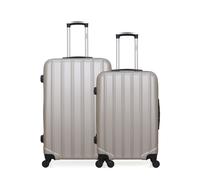 Lot de 2 valises Grand Format et Weekend HIMALAYA Beige