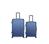 - lot de 2 - valises grand format et weekend porter - marine