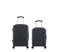 Lot de 2 Valises Rigides Cabine et Cabine XXS CITE noir