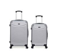 Lot de 2 Valises Week-end et Cabine CONGO gris