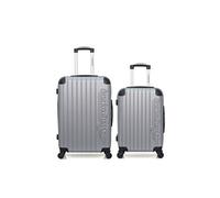 - lot de 2 - valises weekend et cabine budapest - gris