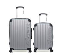 Lot de 2 - Valises weekend et cabine BUDAPEST - gris - AMERICAN TRAVEL