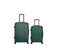 - lot de 2 - valises weekend et cabine porter - vert fonce