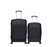 Lot de 2 valises Weekend et Cabine SELENGA Noir