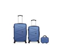 - lot de 2 valises weekend et cabine + vanity amazone - marine
