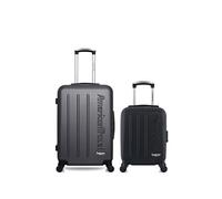 - lot de 2 - valises weekend et cabine xxs bronx - noir