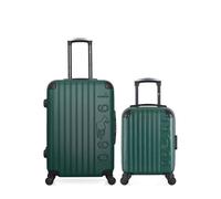 gentleman farmer - lot de 2 - valises weekend et cabine xxs porter - vert fonce vert fonce G