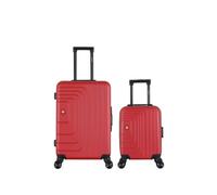 - lot de 2 - valises weekend et cabine xxs ruti - bordeaux