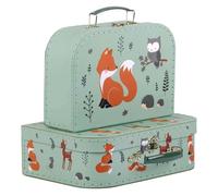 Lot de 2 valisettes Amis de la forêt - A Little Lovely Company