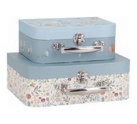 Set de 2 valisettes bleu TU