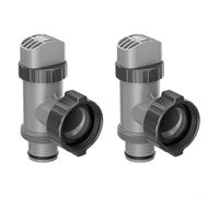 Lot de 2 valves à piston compatibles avec pompe de filtration Intex 10747 avec accessoires nécessaires