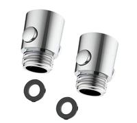 Lot de 2 valves d'arrêt pour douche - Limiteur de débit - Vanne d'arrêt de pommeau de douche - Valve de contrôle de débit pour pommeau de douche