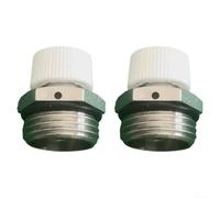 Lot de 2 valves de purge de radiateur, purgeur automatique pour systèmes de chauffage, installation facile (cuivre 3/8)