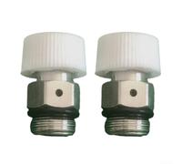 Lot de 2 valves de purge de radiateur, purgeur automatique pour systèmes de chauffage, installation facile (cuivre 1/4)