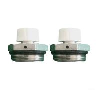 Lot de 2 valves de purge de radiateur, purgeur automatique pour systèmes de chauffage, installation facile (cuivre 1/2)