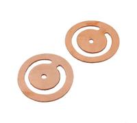 Lot de 2 valves inférieures de rechange en cuir pour pompe à bec verseur offrant une absorption d'eau fiable et un ajustement flexible pour diverses pompes