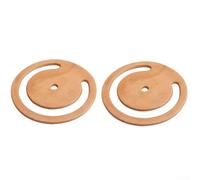 Lot de 2 valves inférieures de rechange en cuir pour pompe à bec verseur - Presse manuelle - Fonctionnement et matériau constants de la pompe