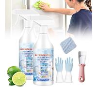 Lot de 2 vaporisateurs de dégivrage pour réfrigérateur/congélateur, puissant pulvérisateur de dégivrage pour réfrigérateur, élimine efficacement l'accumulation de glace et économise de l'énergie