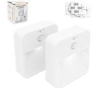 Lot de 2 veilleuses FISHTEC Chemin Lumineux Blanc G
