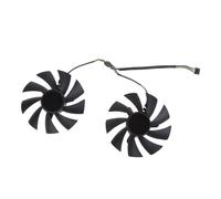 Lot de 2 ventilateurs de carte graphique GA92A2H 87 mm, 12 V CC, 0,35 A, 4 broches, pour RTX 2070 SUPER 8 Go (ZT-T20710E-10M).