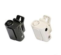 Lot de 2 ventilateurs de ceinture en plastique réglables avec modes de flux | Double pack valeur, affichage numérique de la batterie, 100 niveaux de vent, clip magnétique, refroidissement mains libres