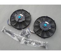 Lot de 2 ventilateurs de radiateur électriques universels 35,6 cm