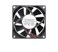 Lot de 2 ventilateurs de refroidissement 12 V 3200 tr/min 70 x 70 x 20 mm pour alimentations et appareils électroniques pour améliorer la gestion de la chaleur et la circulation de l'air (5 V)