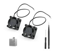 Lot de 2 ventilateurs de refroidissement Hotend 2510 pour Kobra S1 Anycubic Kobra S1 imprimante 3D Hotend en céramique, DC2 V 0,05 A, 19 000 ± 10 % tr/min