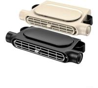 Lot de 2 ventilateurs de siège de véhicule avec vitesses de vent personnalisables pour améliorer la qualité de l'air et réduire l'humidité lors de longs trajets en voiture pour tous les passagers