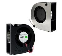 Lot de 2 ventilateurs Hotend Kobra 3 MAX 5015 avec deux roulements à billes | Extrudeuse Hot End - Dissipateur thermique - Ventilateur de rechange pour imprimante 3D Anycubic