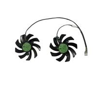 Lot de 2 ventilateurs T129215SH, T129215BU, double VGA, refroidisseur GPU, pour HP GTX1080 8G OEM, pour PowerColor RX5700 RX 6700 XT, pour cartes graphiques vidéo (T129215SH)
