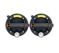 Lot de 2 ventouses à vide de 21 cm de diamètre for carrela en granit et verre, leva manuel, capacité de char de 220 kg, ventouse lourde de 20 cm(Air valve type 2PCS)