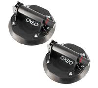 Lot de 2 Ventouses professionnelle à pompe - 100 kg - Ventouse pour transport et manipulation de verre, carrelage, dalles