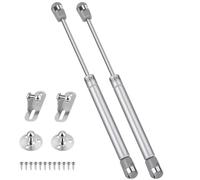 Lot de 2 Vérin à Gaz, 100N / 10kg Verin Meuble Ressort Amortisseurs à Gaz avec Vis, Verin Hydraulique Levage de Porte Armoire Cuisine Placard Penderie à Chambre, Charniè