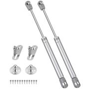 Lot de 2 Vérin à Gaz, 200N / 20kg Verin Meuble Ressort Amortisseurs à Gaz avec Vis, Verin Hydraulique Levage de Porte Armoire Cuisine Placard Penderie à Chambre, Charniè