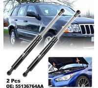 Lot de 2 Vérin à Gaz Capot Moteur Support PM1074 pour Jeep Grand Cherokee 1999-2004
